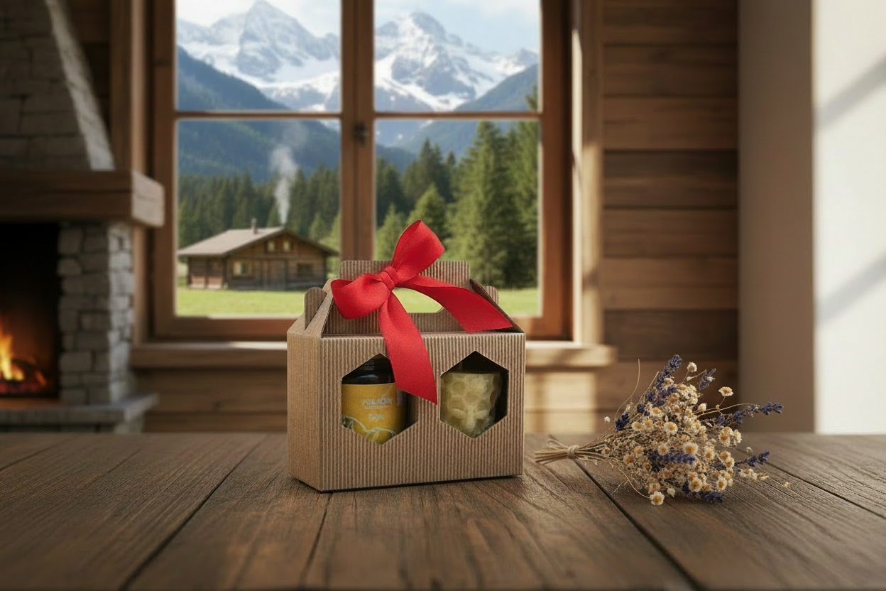 Gift Box – Honey and Beeswax Candle