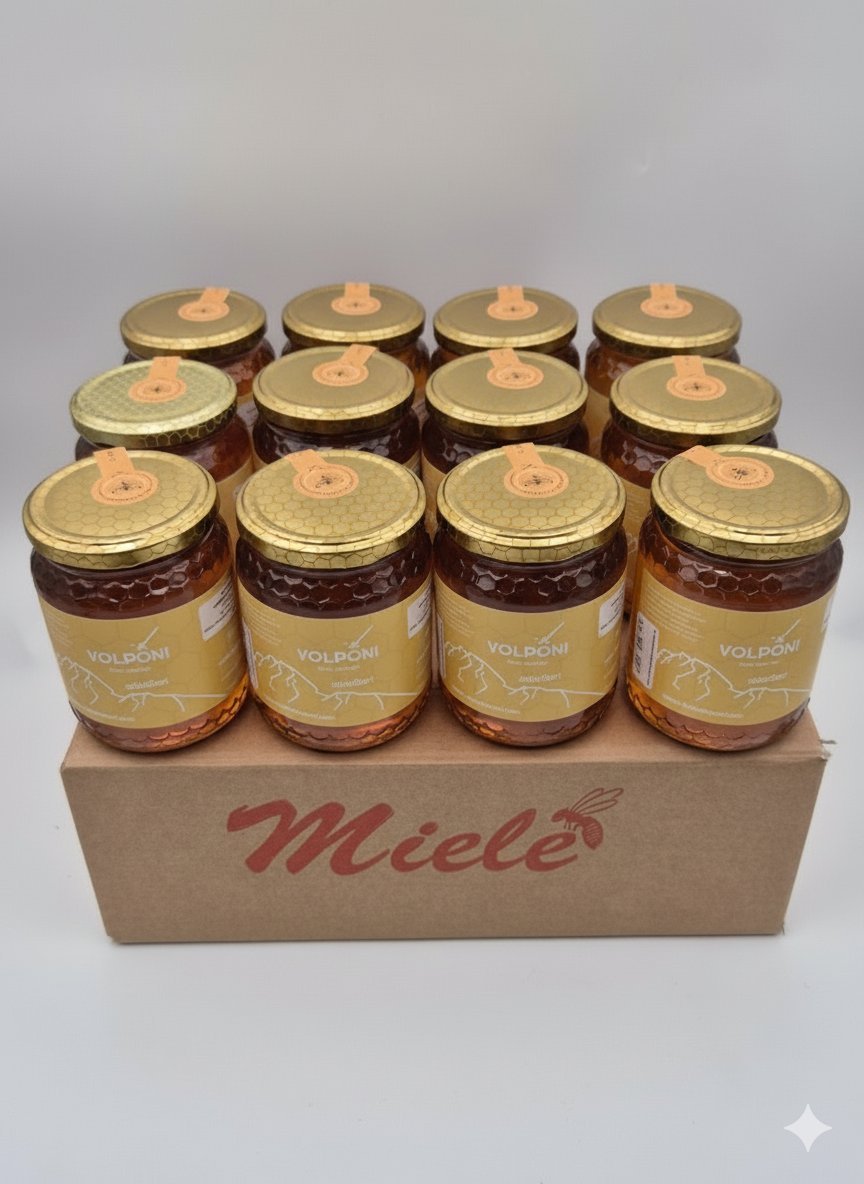 Confezione da 6 o da 12 vasetti  500 g