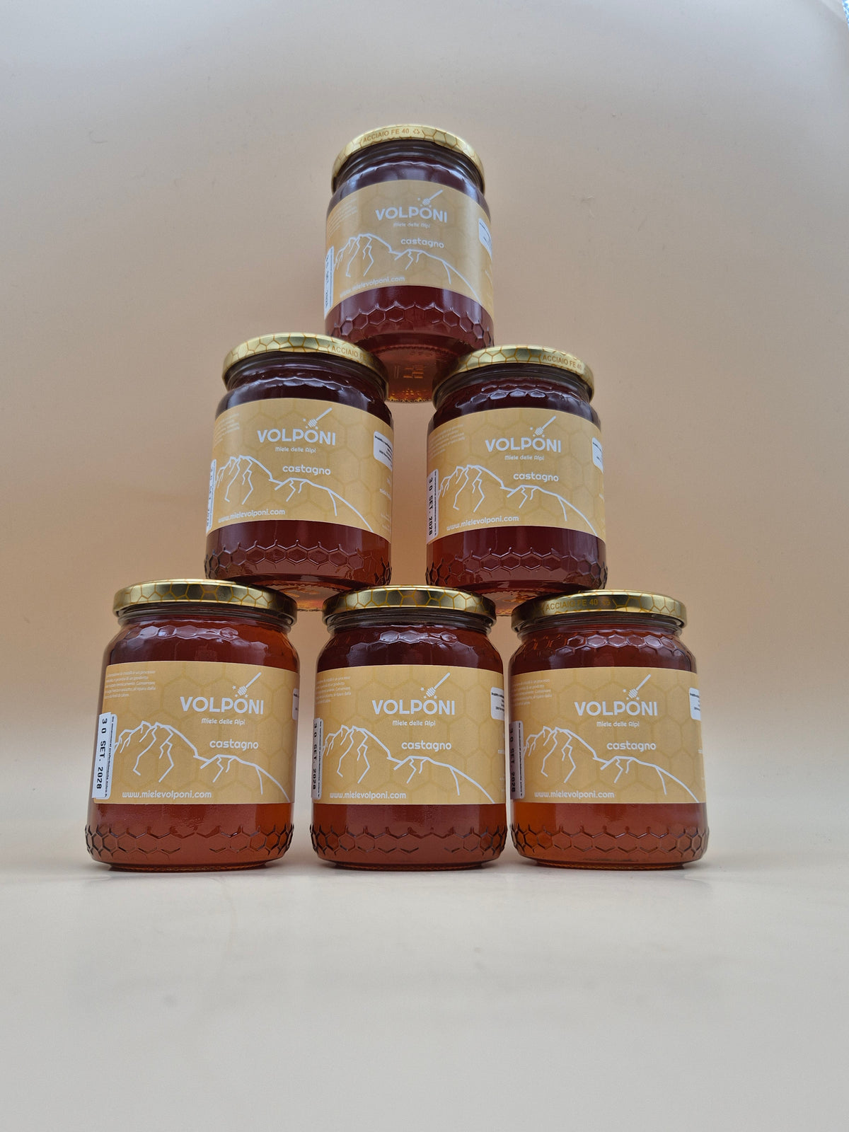Family Pack miele di Castagno 6 vasetti da 500g SPEDIZIONE GRATUITA IN TUTTA ITALIA