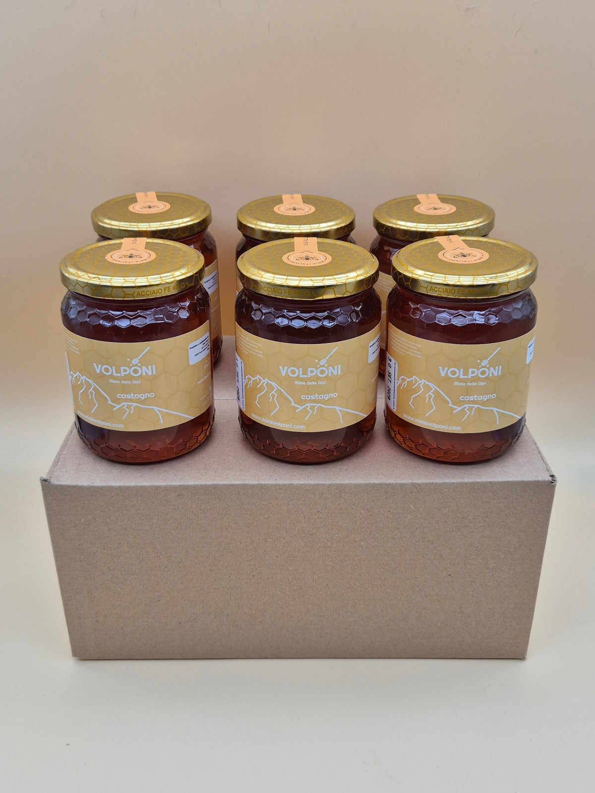 Family Pack miele di Castagno 6 vasetti da 500g SPEDIZIONE GRATUITA IN TUTTA ITALIA