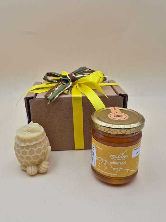 Honey Gift Box with Candle
