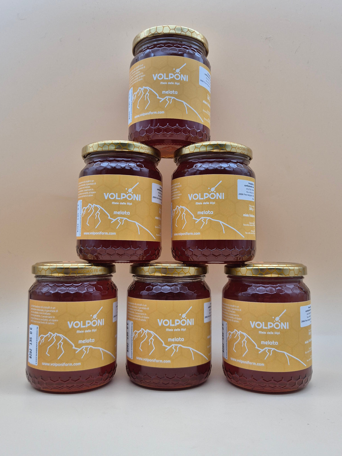 Family Pack miele di Melata 6 vasetti 500g SPEDIZIONE GRATUITA IN TUTTA ITALIA