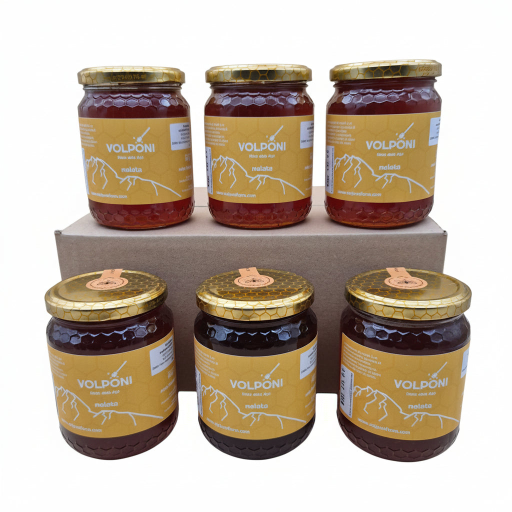 Family Pack miele di Melata 6 vasetti 500g SPEDIZIONE GRATUITA IN TUTTA ITALIA
