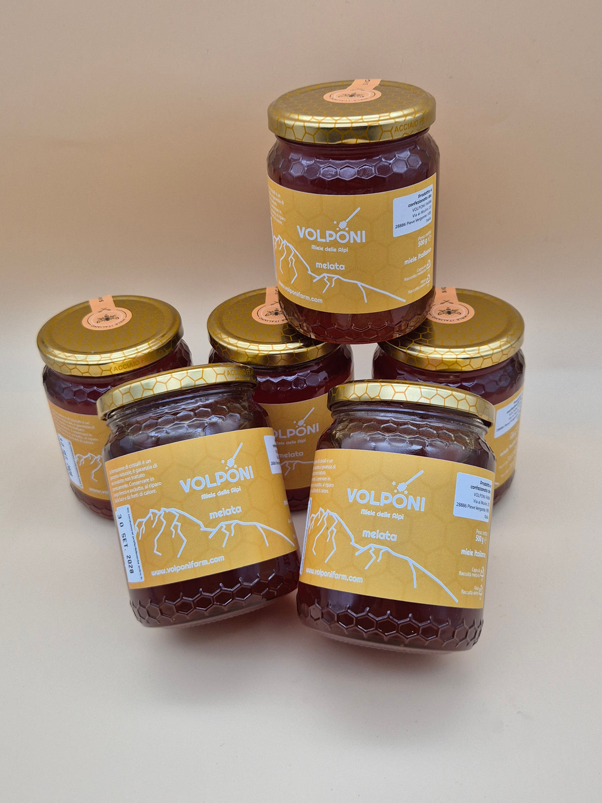 Family Pack miele di Melata 6 vasetti 500g SPEDIZIONE GRATUITA IN TUTTA ITALIA
