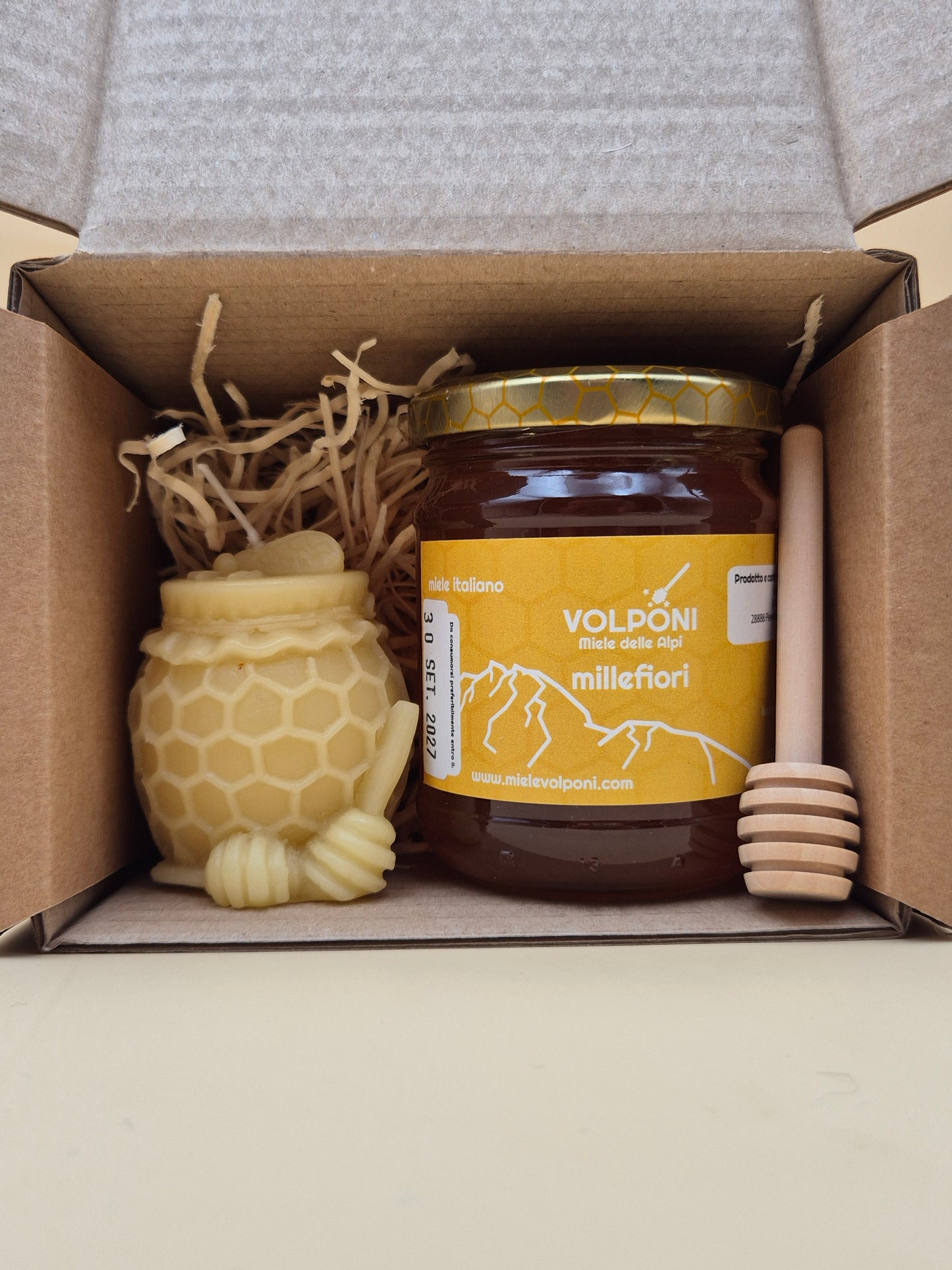 Honey Gift Box with Candle